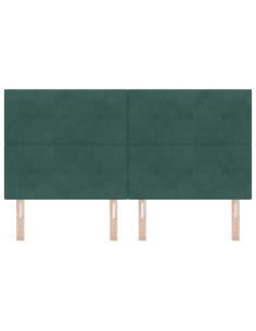 Testiera LED con luci a strisce a LED Verde 180 cm Poliestere