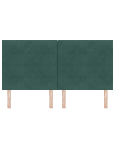 Testiera LED con luci a strisce a LED Verde 180 cm Poliestere