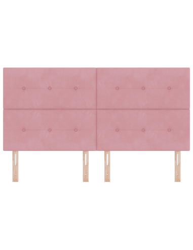 Testiera LED con luci a strisce a LED Rosa 180 cm Poliestere