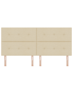 Testiera LED con luci a strisce a LED Crema 200 cm Poliestere