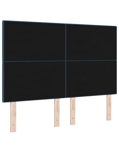 Testiera LED con luci a strisce a LED Blu 160 cm Poliestere