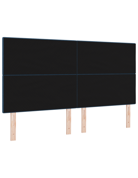 Testata LED Blu 90 cm in Tessuto