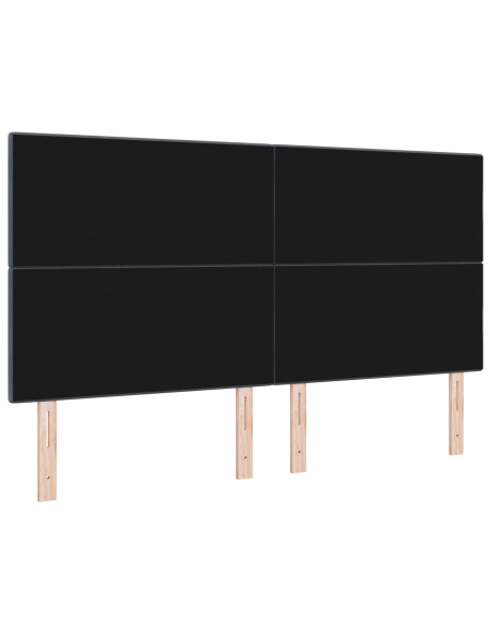 Testata LED  Grigia Scura 90 cm in Velluto