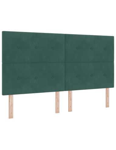 Testiera LED con luci a strisce a LED Verde 180 cm Poliestere