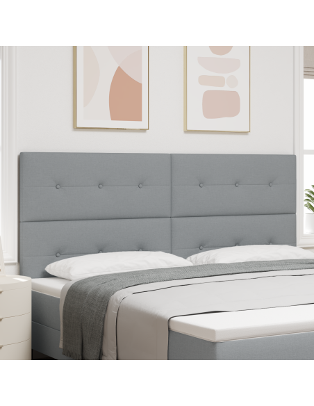 Applique LED Grigio 100 cm Tessuto