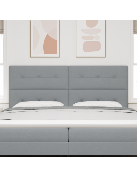 Applique LED Grigio 100 cm Tessuto