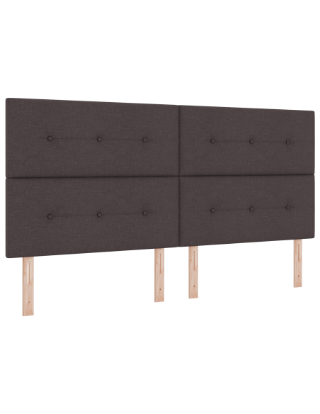 Testata LED  Marrone Scuro 100 cm Tessuto