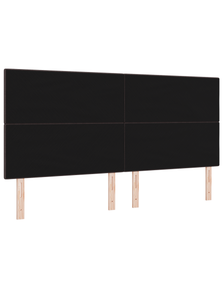 Testata LED  Marrone Scuro 100 cm Tessuto