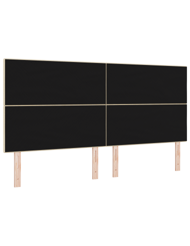 Testiera LED con luci a strisce a LED Crema 200 cm Poliestere