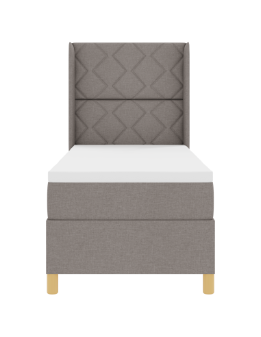 Letto a molle con materasso Talpa 140 x 200 cm Tessuto