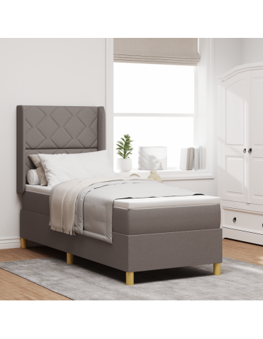 Letto a molle con materasso Talpa 140 x 200 cm Tessuto