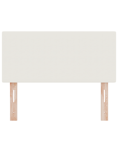 Testata LED  Design Semplice Crema 90 cm in Tessuto Cordonetto