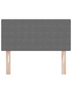 Testiera LED con testiera Grigio chiaro 100 cm Poliestere