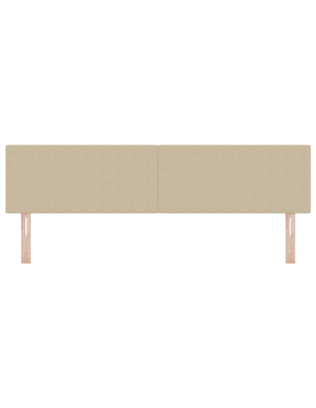 Testiera LED con testiera Grigio Verde 180 cm Poliestere