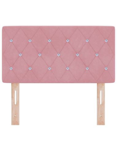 Testiera LED con luci a strisce a LED Rosa 80 cm Poliestere