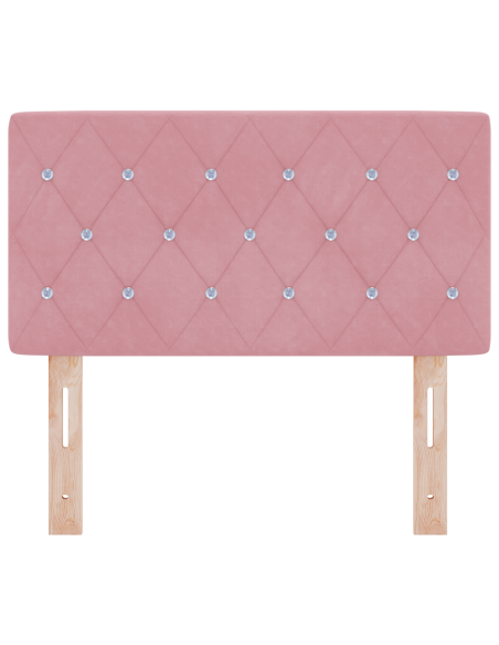 Testiera LED con luci a strisce a LED Rosa 80 cm Poliestere