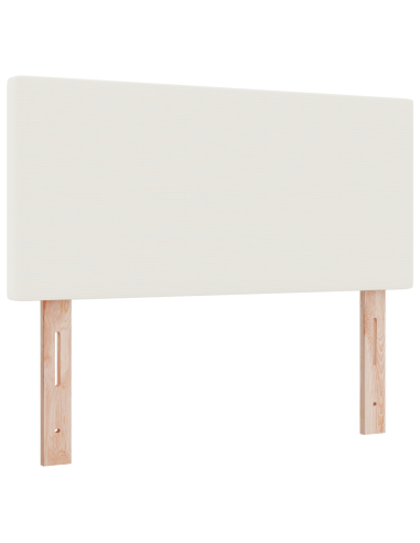 Testiera LED con luci a strisce a LED Crema 90 cm Poliestere