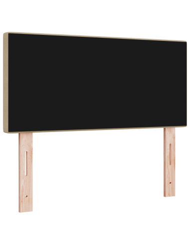 Testiera LED con testiera Grigio Verde 100 cm Poliestere