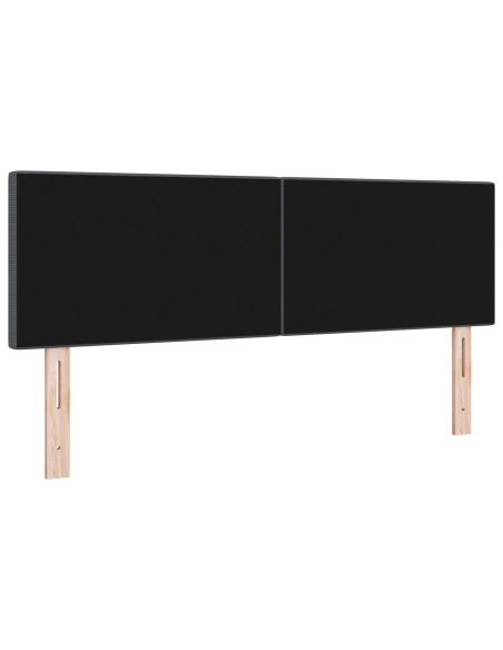 Testata LED  Design Semplice Grigia Scura 72 cm in Tessuto Corduroy