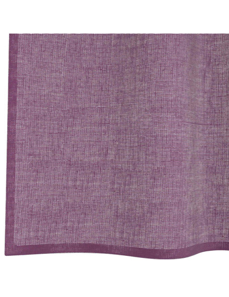Tende in Voile con Tasche per Aste 2 pz Viola