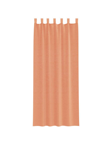 Tende in Voile con Tasche per Aste 2 pz Terracotta