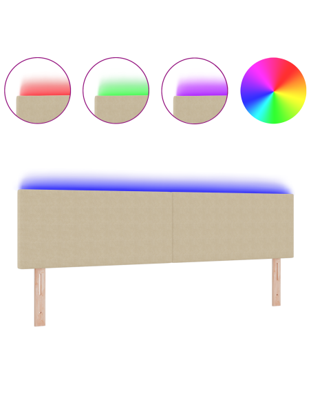 Testata Redale LED Design Semplice Verde Chiaro Grigio 90 cm in Tessuto Corduroy