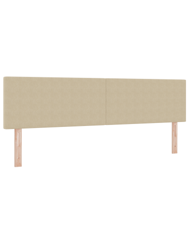 Testiera LED con testiera Grigio Verde 180 cm Poliestere