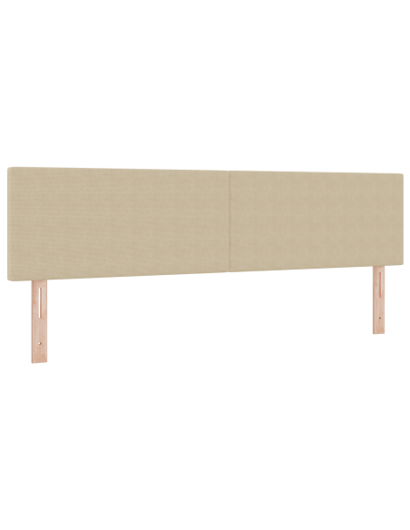 Testiera LED con testiera Grigio Verde 180 cm Poliestere