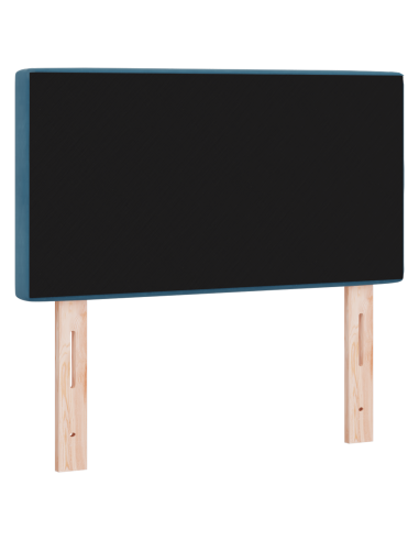 Testiera LED con testiera Blu Scuro 80 cm Poliestere