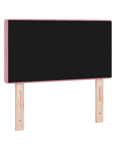 Testiera LED con luci a strisce a LED Rosa 80 cm Poliestere