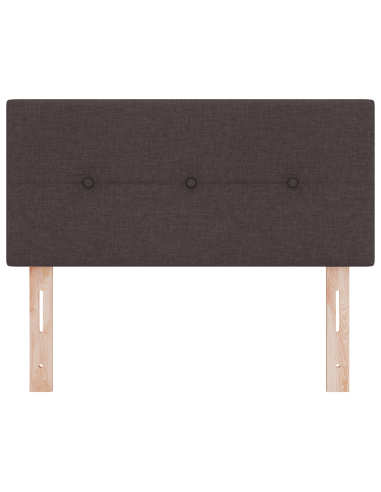 Testiera LED con testiera Marrone Scuro 90 cm Poliestere