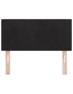 Testiera LED con luci a strisce a LED Nero 100 cm Poliestere