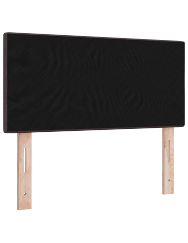 Testiera LED con testiera Marrone Scuro 80 cm Poliestere