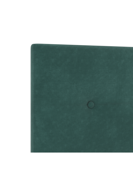 Testiera LED  Button Tufted Verde Scuro 80 cm Velluto