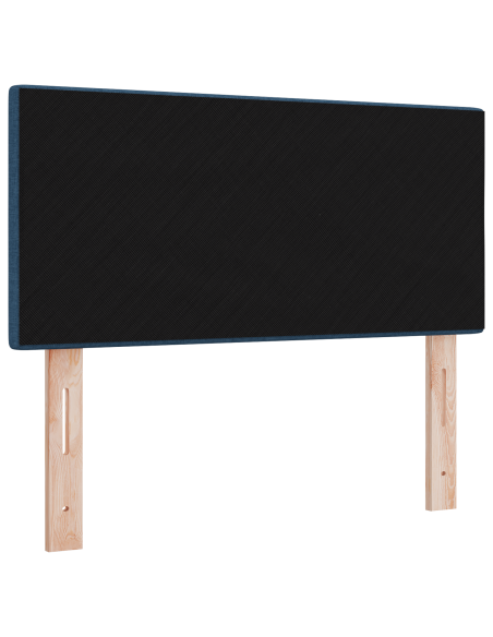 Testata LED  con bottoni trapuntati Blu 90 cm in tessuto