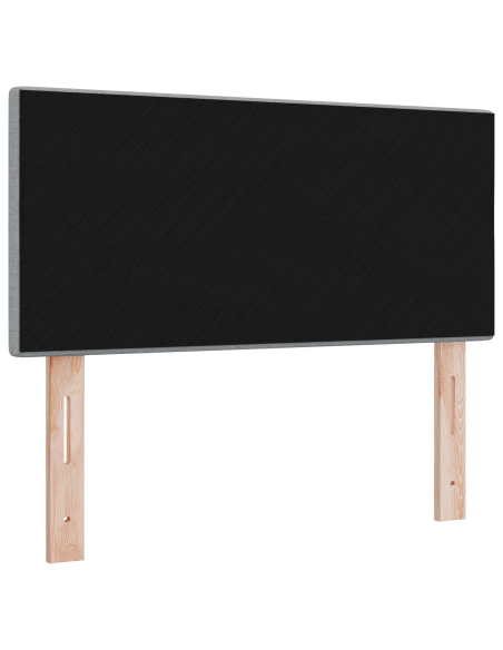 Testiera LED con testiera Grigio chiaro 100 cm Poliestere