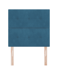 Testiera LED con luci a strisce a LED Blu 80 cm Poliestere