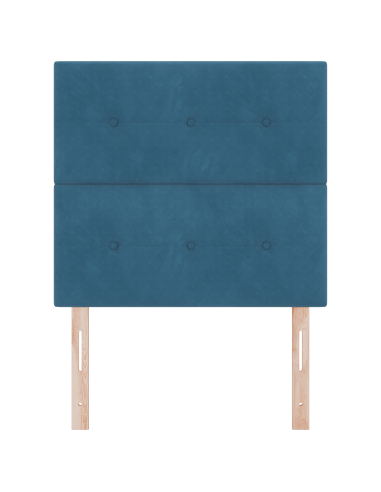 Testiera LED con luci a strisce a LED Blu 80 cm Poliestere