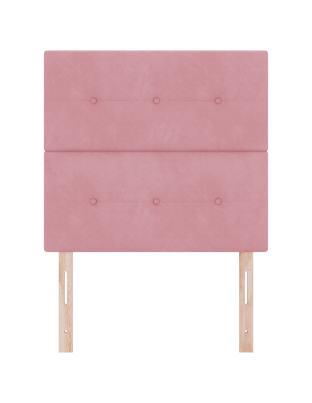 Testiera LED  Rosa 80 cm Velluto