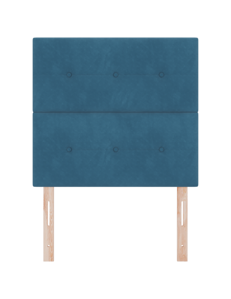 Testiera LED  Blu Scuro 100 cm Velluto