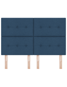 Testiera LED con luci a strisce a LED Blu 144 cm Poliestere