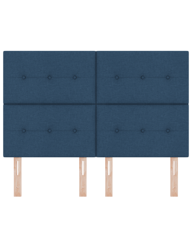 Testiera LED con luci a strisce a LED Blu 144 cm Poliestere