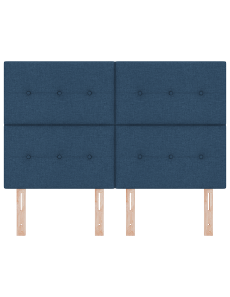 Testiera LED con luci a strisce a LED Blu 144 cm Poliestere