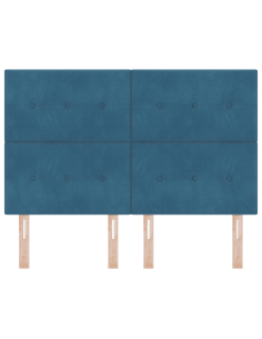 Testiera LED con luci a strisce a LED Blu 144 cm Poliestere