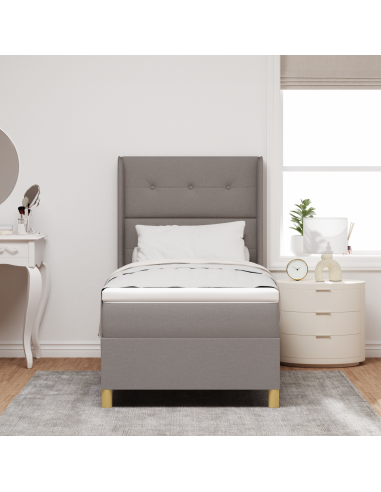 Letto a molle con materasso Talpa 100 x 200 cm Tessuto