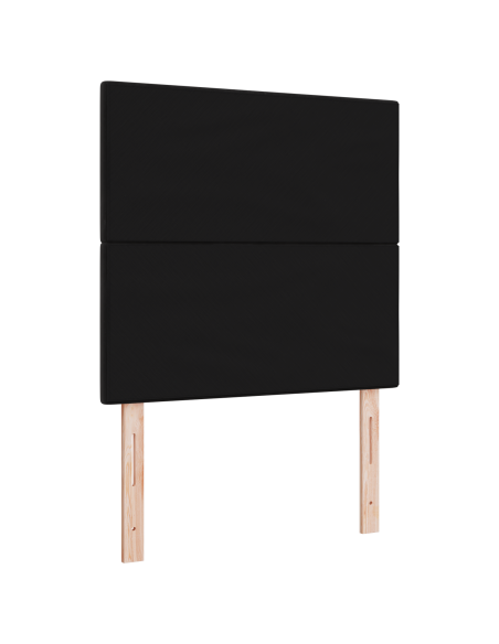 Testata LED  Nera 90 cm in Velluto
