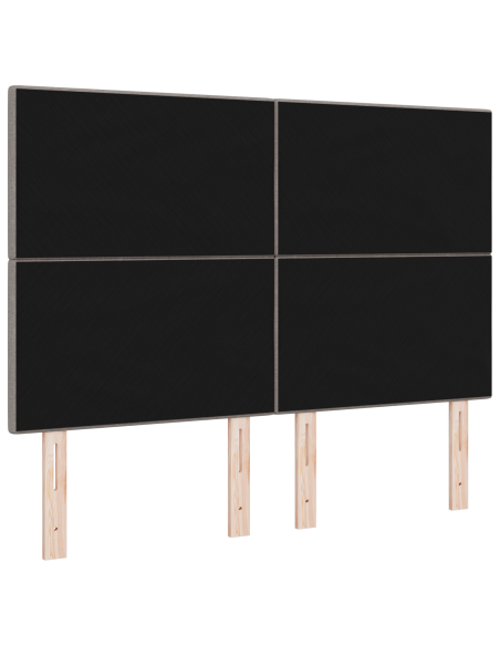 Testata LED  Tortora 72 cm Tessuto