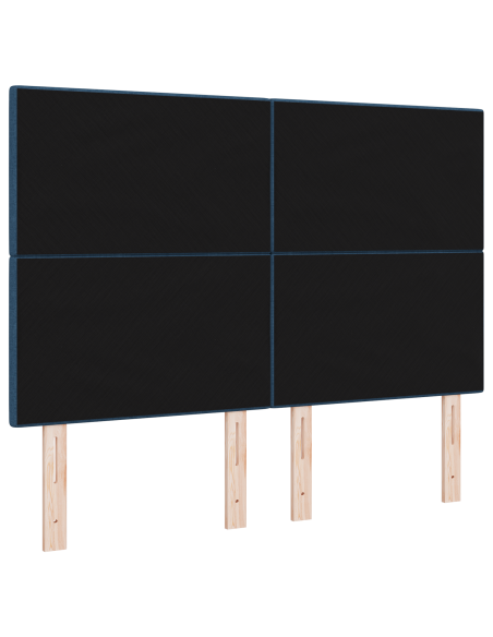 Testata LED Blu 72 cm Tessuto