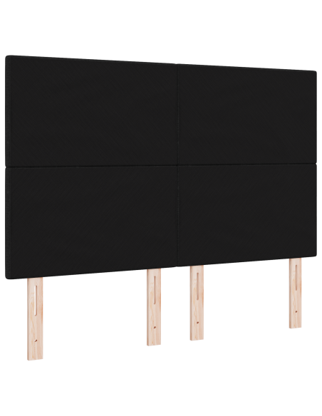 Testata LED  Nera 80 cm Tessuto