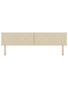 Testiera Crema 200 cm Tessuto